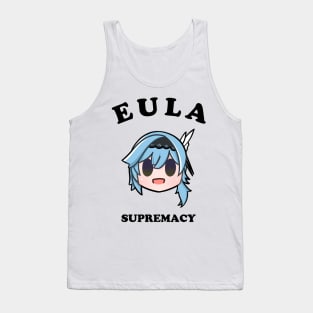 Genshin impact Eula supremacy typography Tank Top